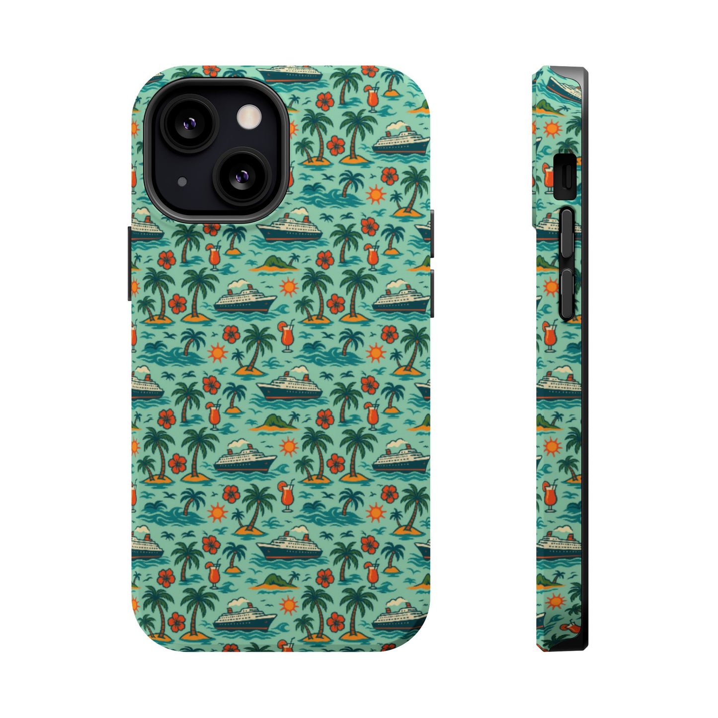 Tropical Cruise Tough iPhone Case