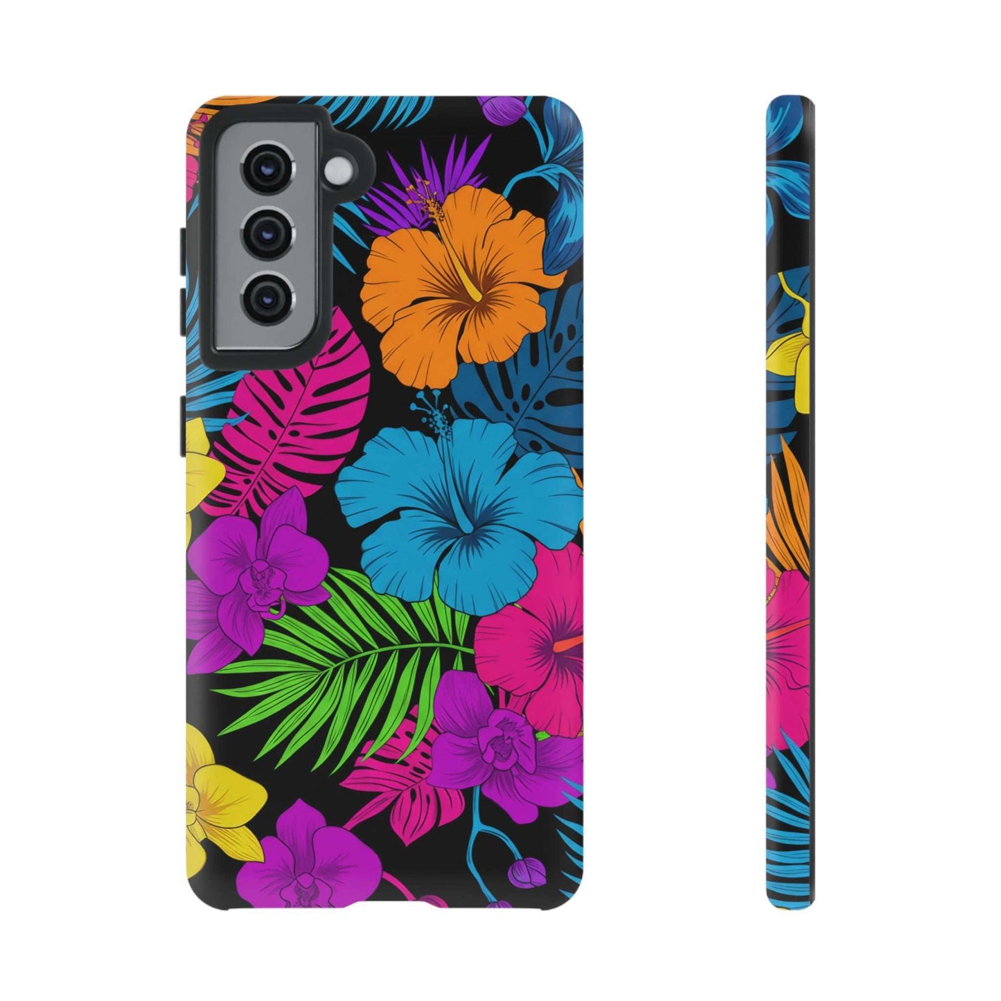 Modern Tropical Floral Design Samsung Phone Case