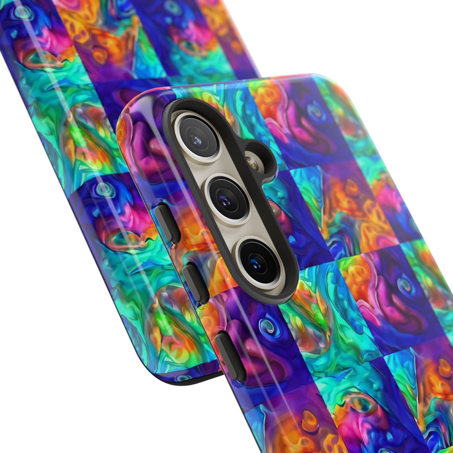 Abalone Swirl Samsung Phone Case — Glowing Shell Design