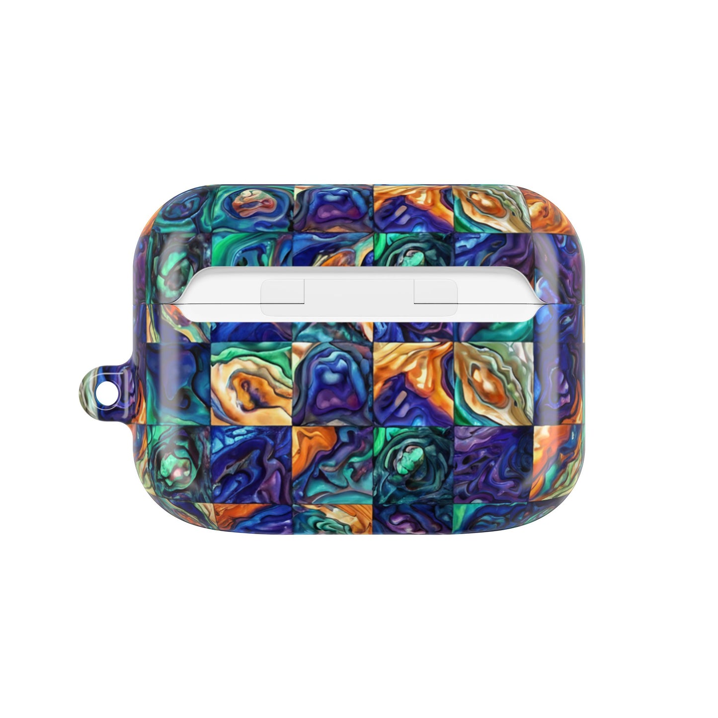 Blue & Purple Seascape AirPod Case — Abstract Ocean-Inspired Protective Cover