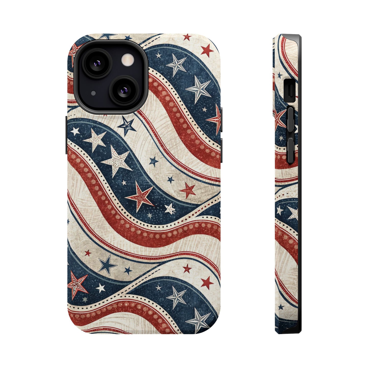 Vintage Patriotic Inspired Ribbon iPhone Case