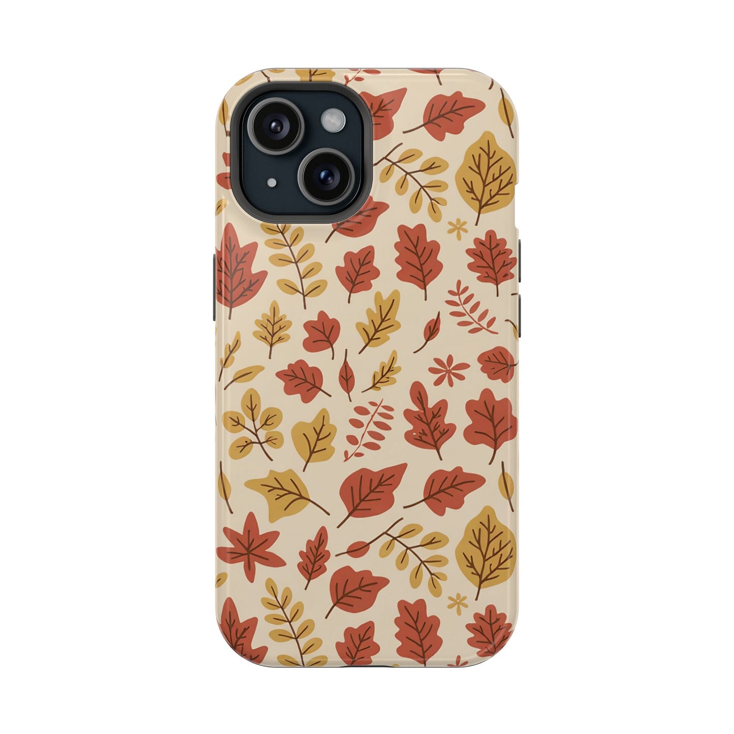 Fall Leaves iPhone case with autumn leaf pattern and durable protective design