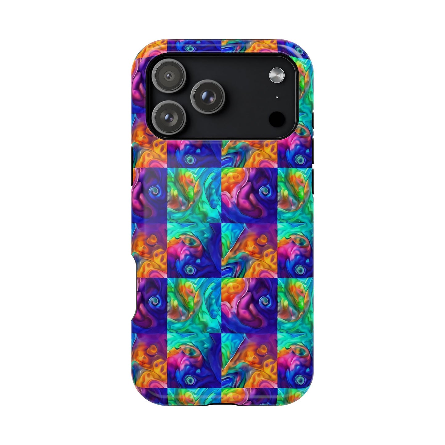 Abalone Swirl iPhone Case — Glowing Shell Impact-Resistant Case