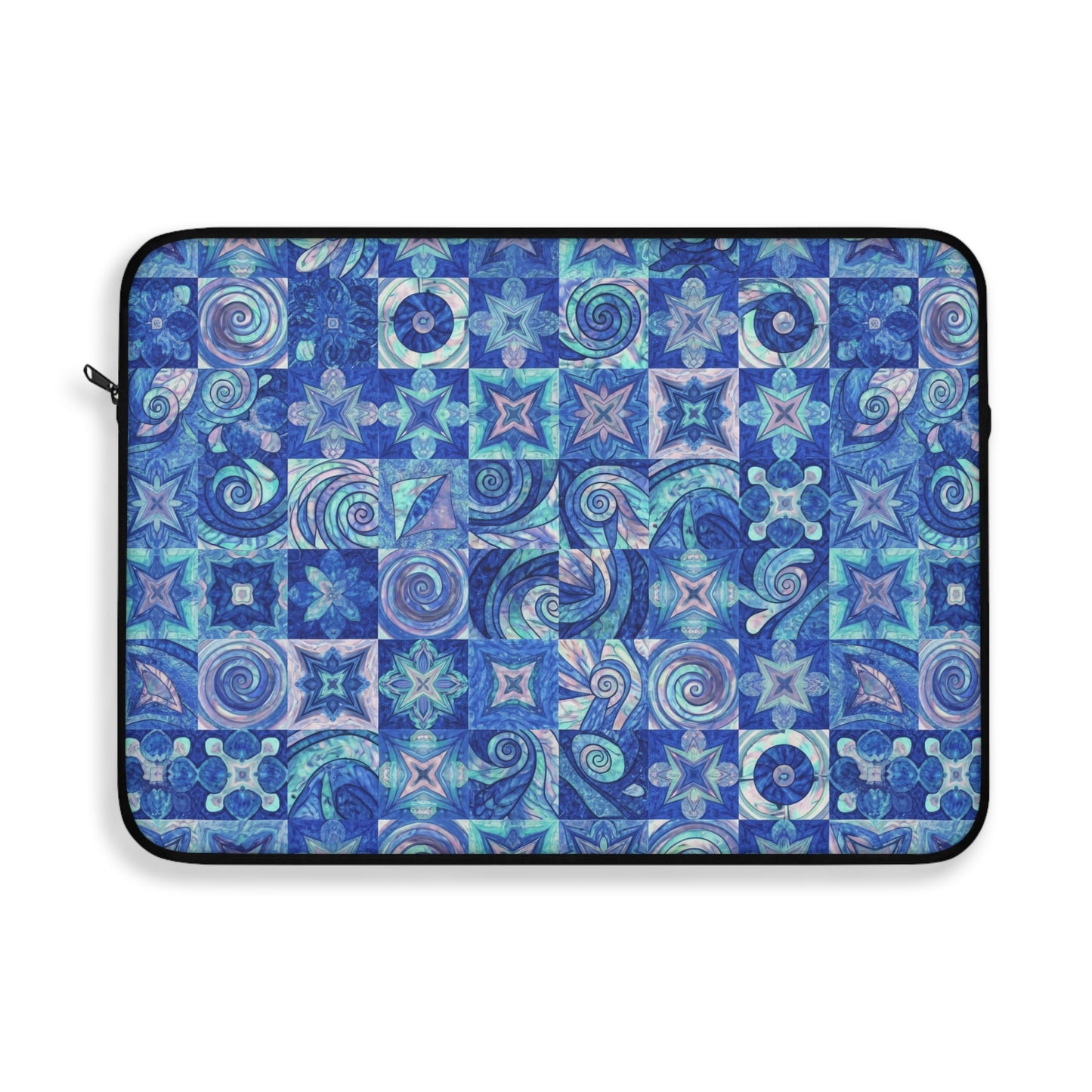 Blue Sea-Inspired Laptop Sleeve — Ocean Wave Laptop Case