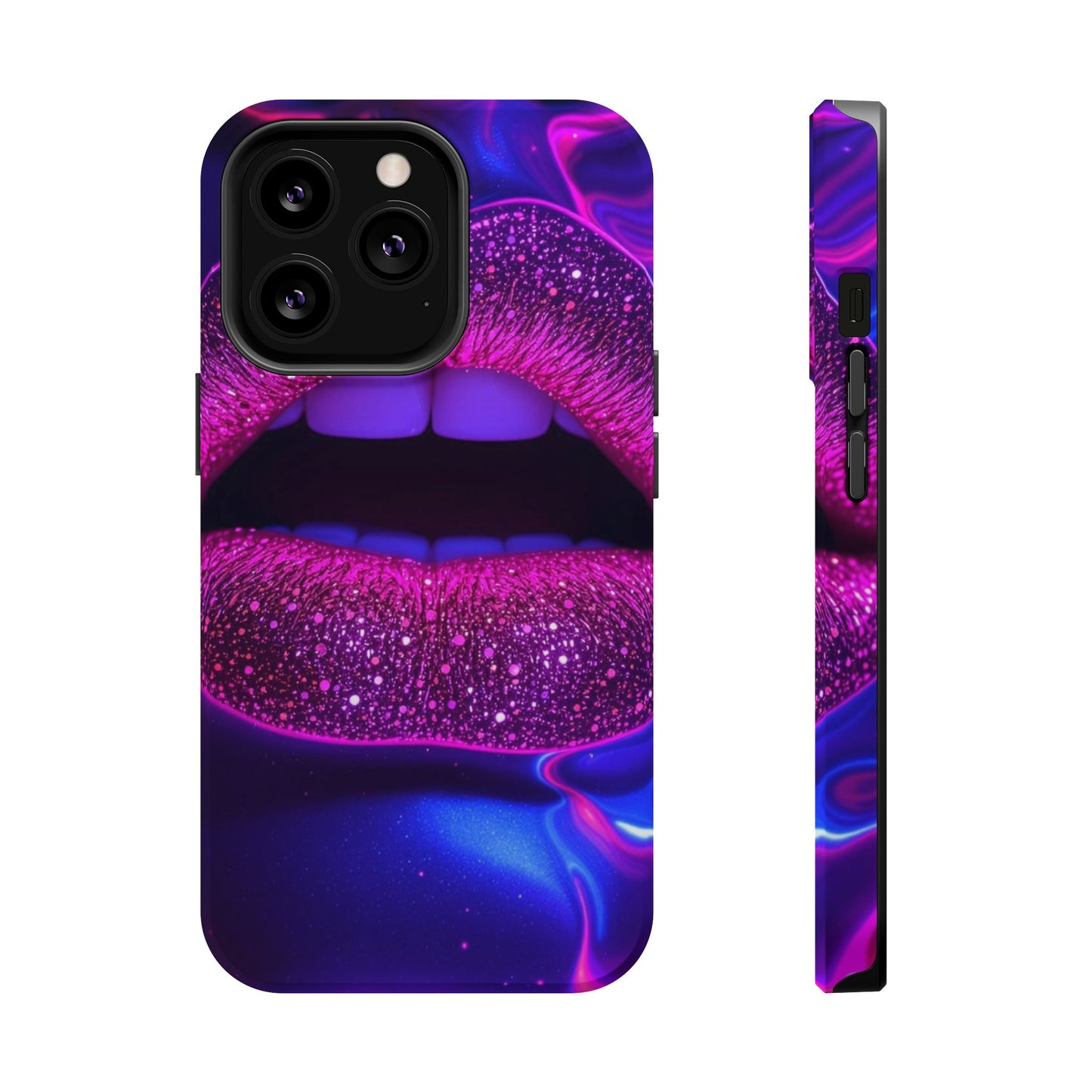Purple Kiss Design iPhone Tough Case