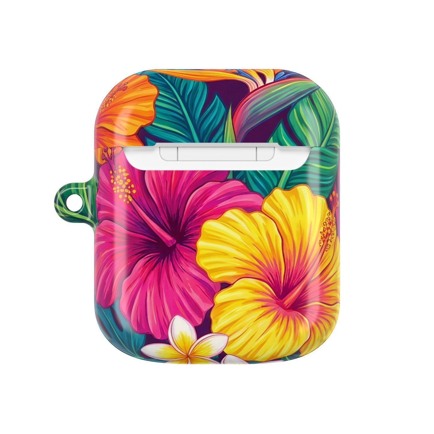 Vibrant Tropical Floral AirPod Case
