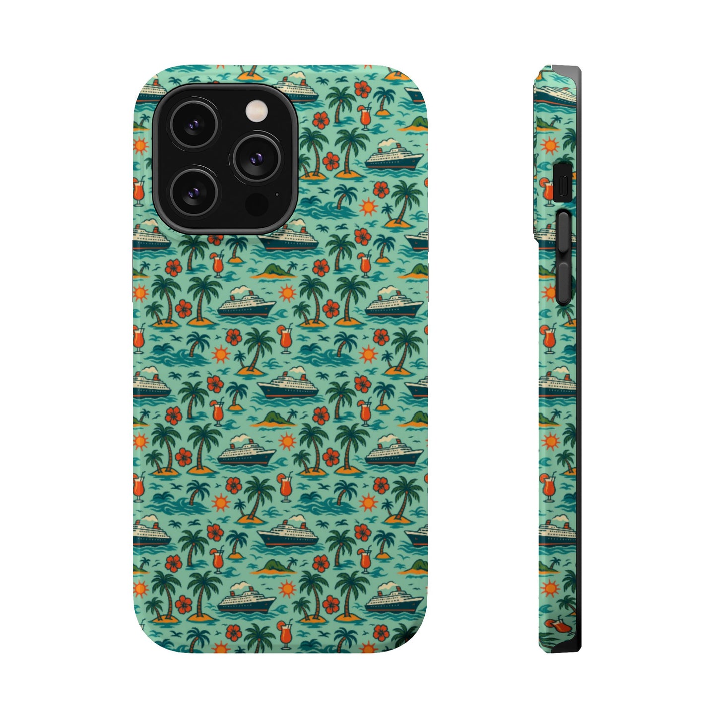 Tropical Cruise Tough iPhone Case