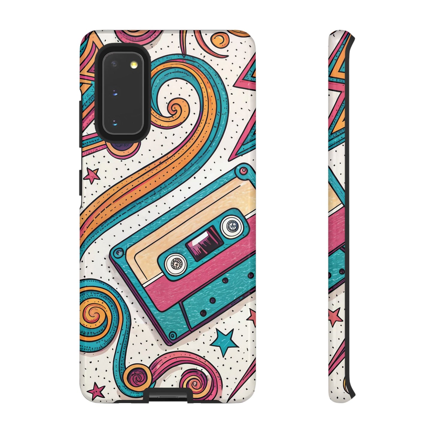 Retro Cassette Samsung Tough Phone Case