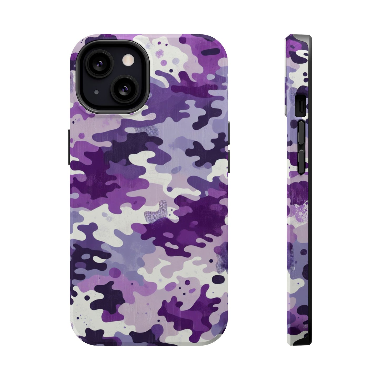Purple Camouflage Design iPhone Tough Case -