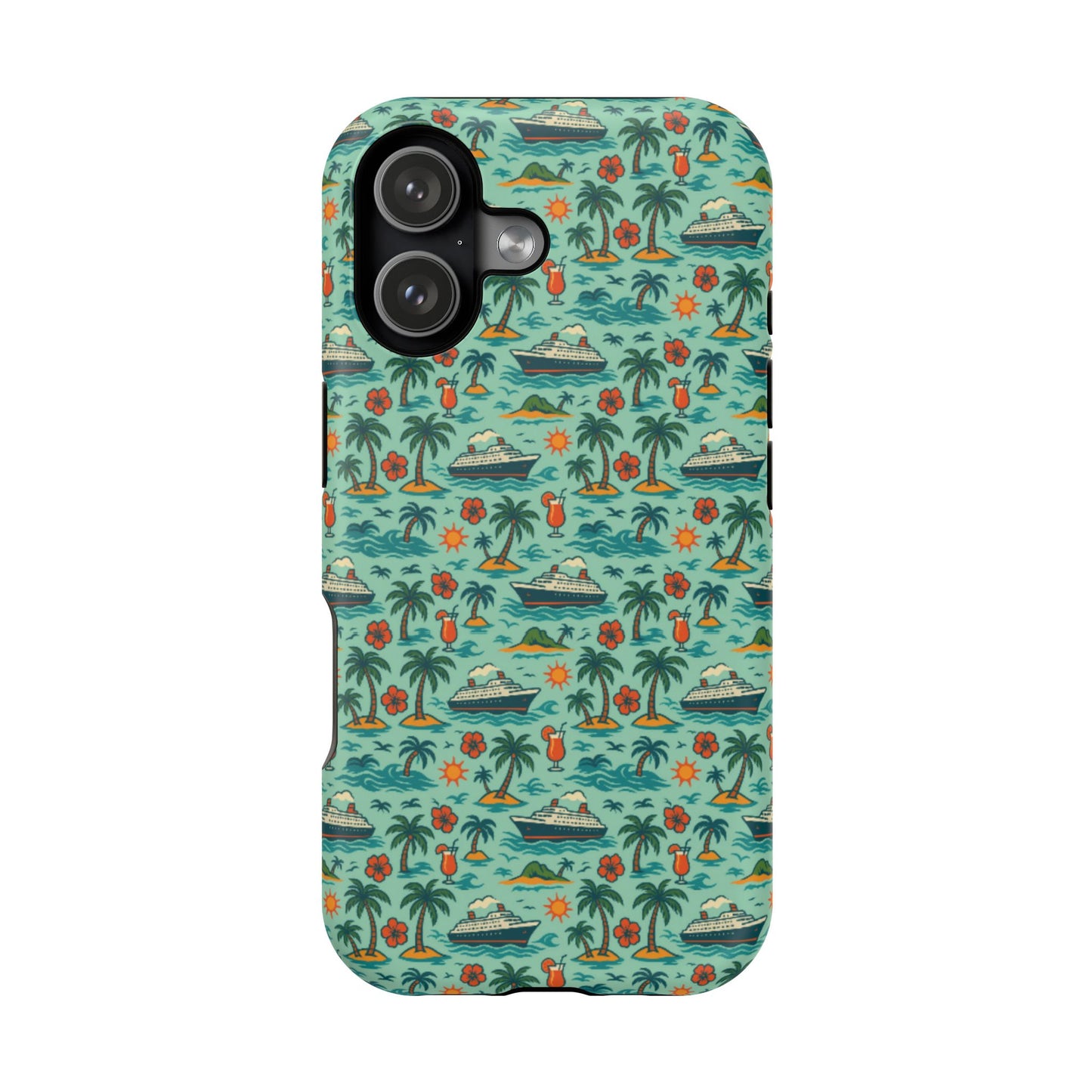 Tropical Cruise Tough iPhone Case