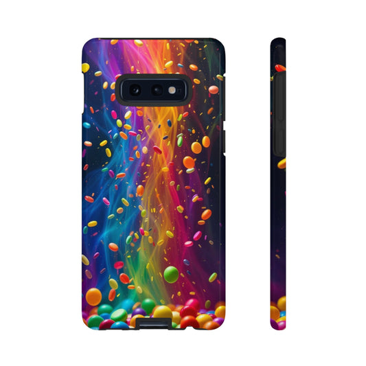 Rainbow Candy Rain Tough Phone Case