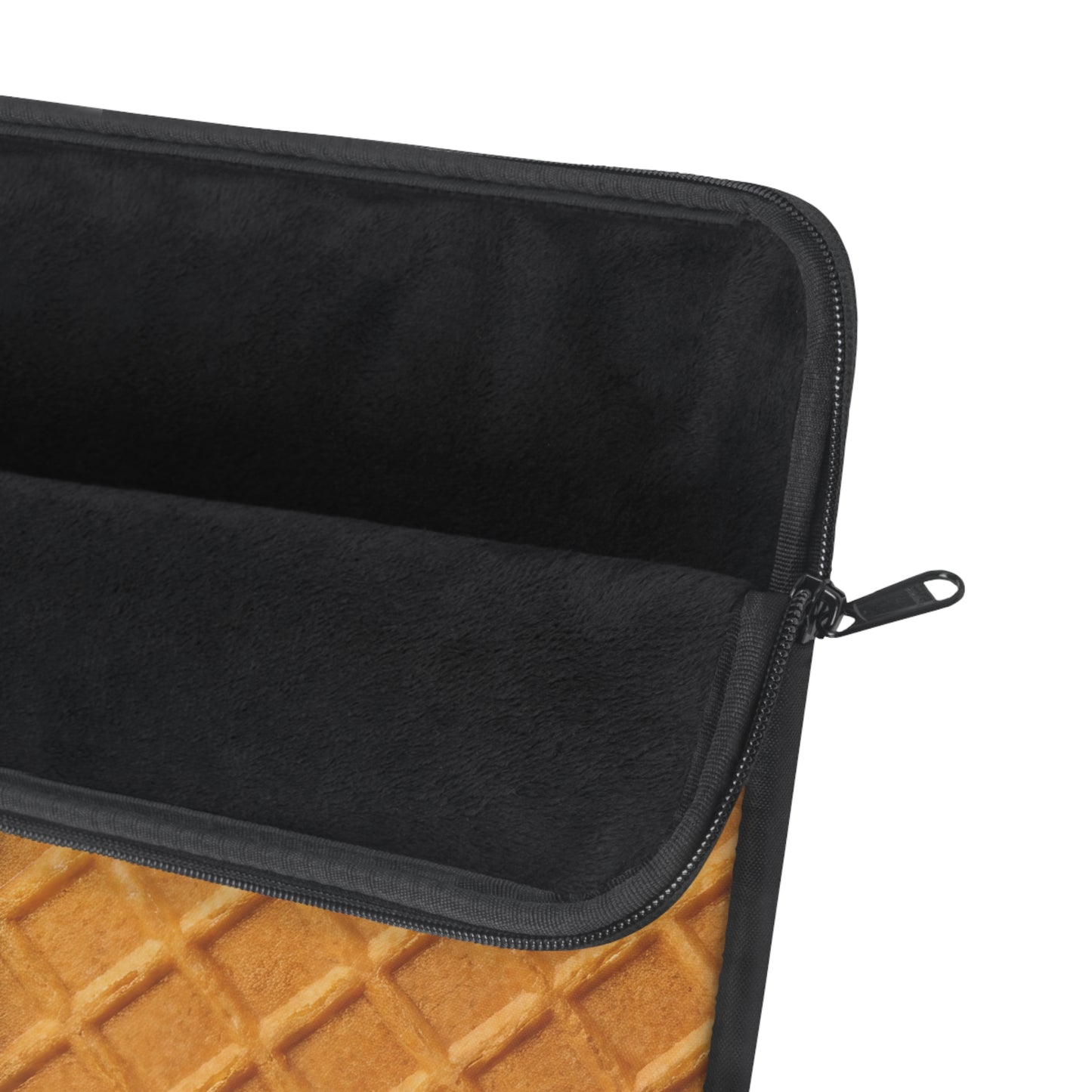 Rainbow Waffle Drip Laptop Sleeve — Colorful Drip Pattern Protective Sleeve