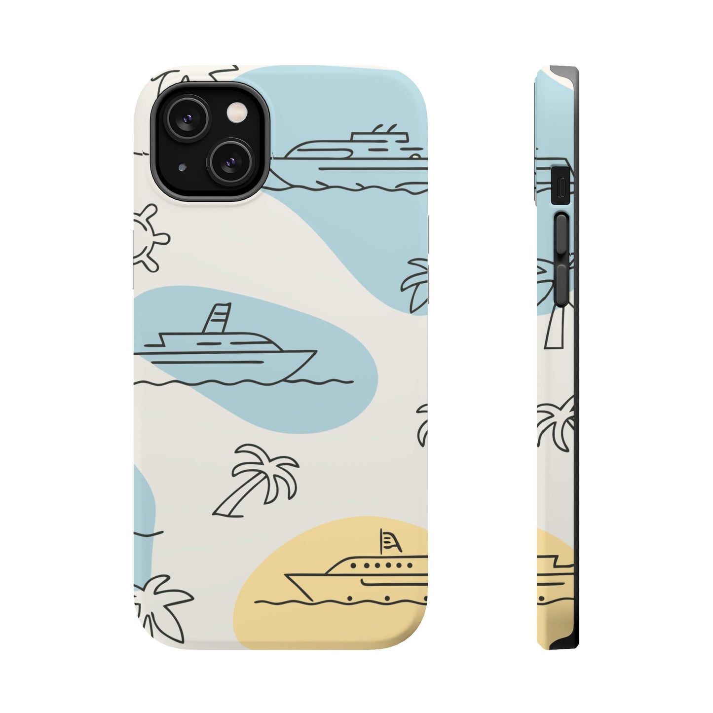 Retro Cruise Vacation iPhone Tough Case