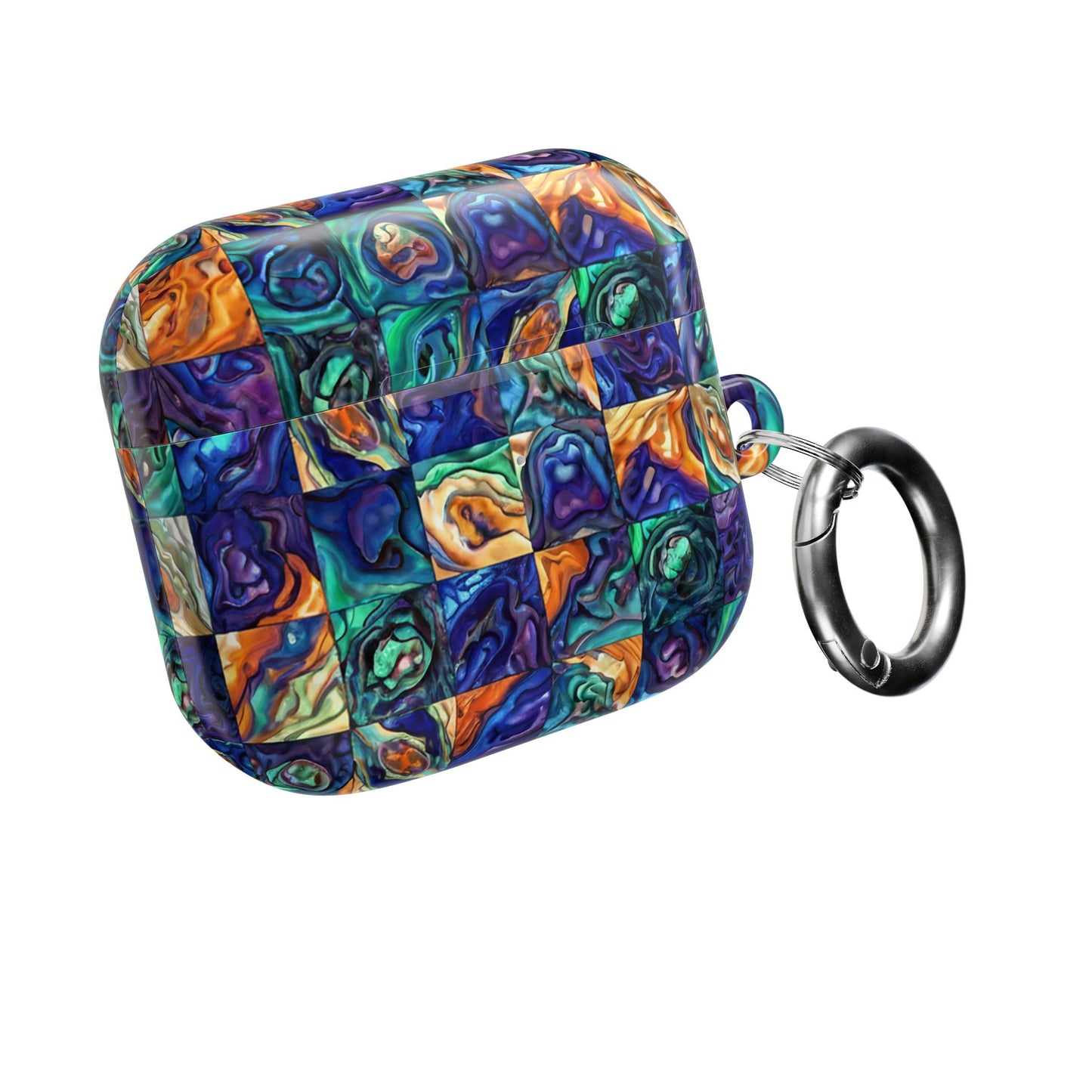 Blue & Purple Seascape AirPod Case — Abstract Ocean-Inspired Protective Cover