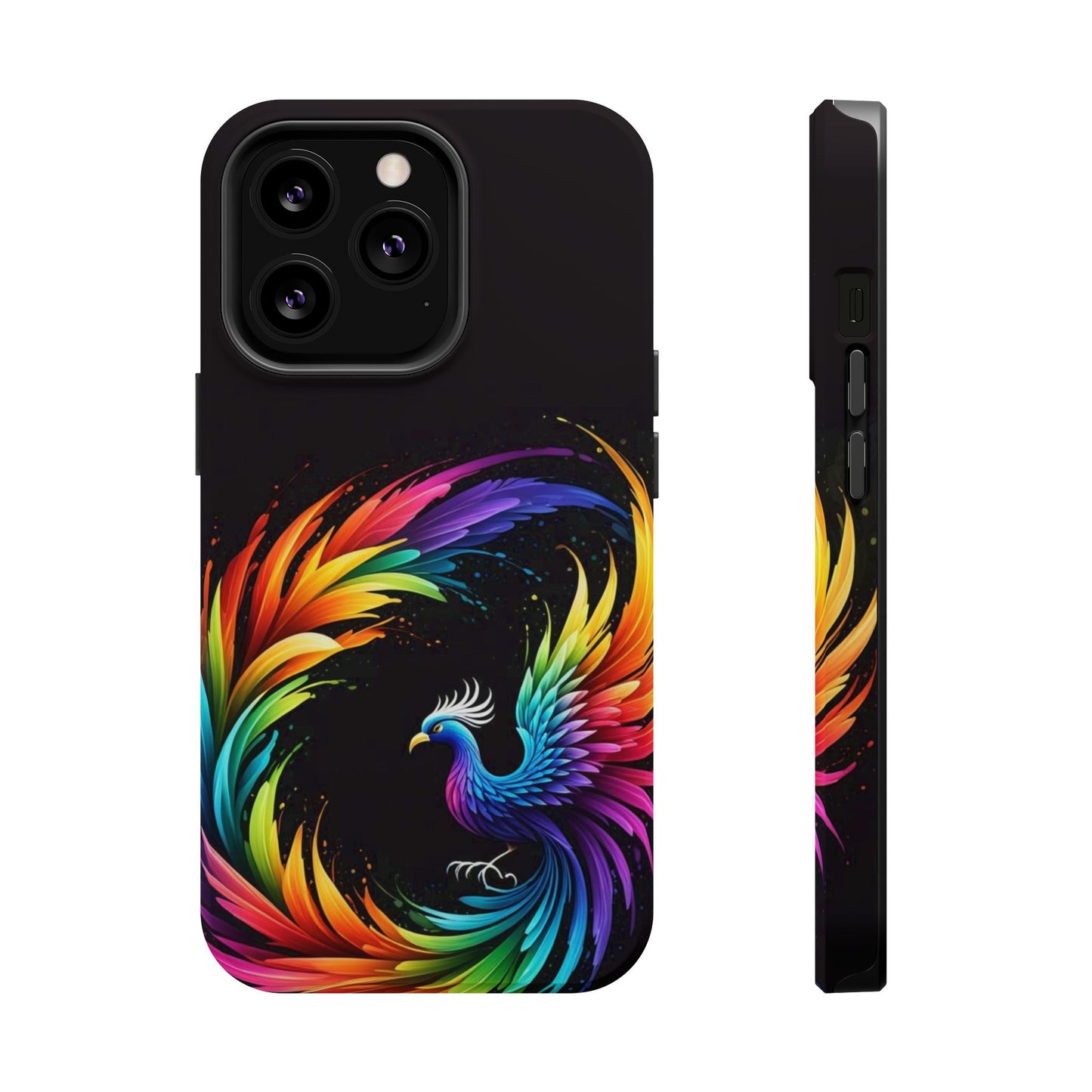 Rainbow Phoenix Design iPhone Tough Case
