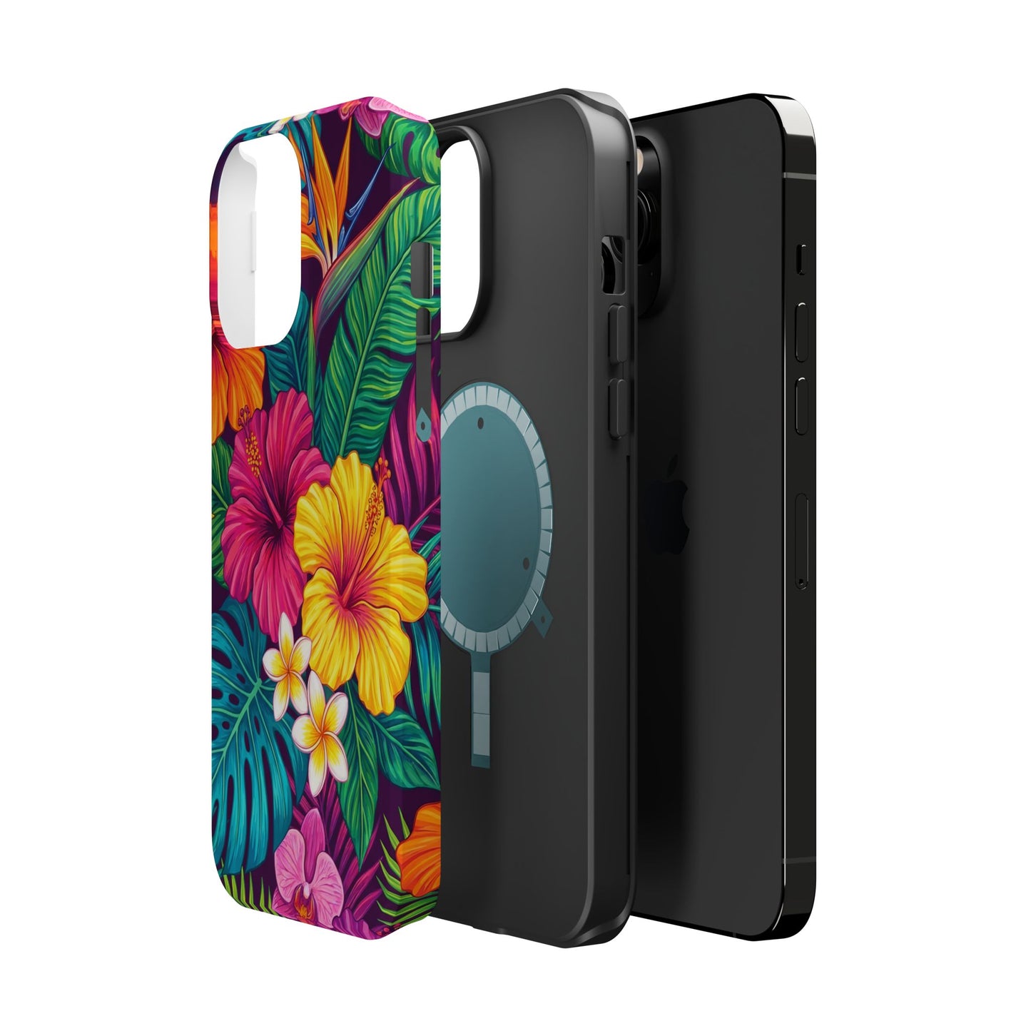 Vibrant Tropical iPhone Tough Case — Magnetic Impact-Resistant