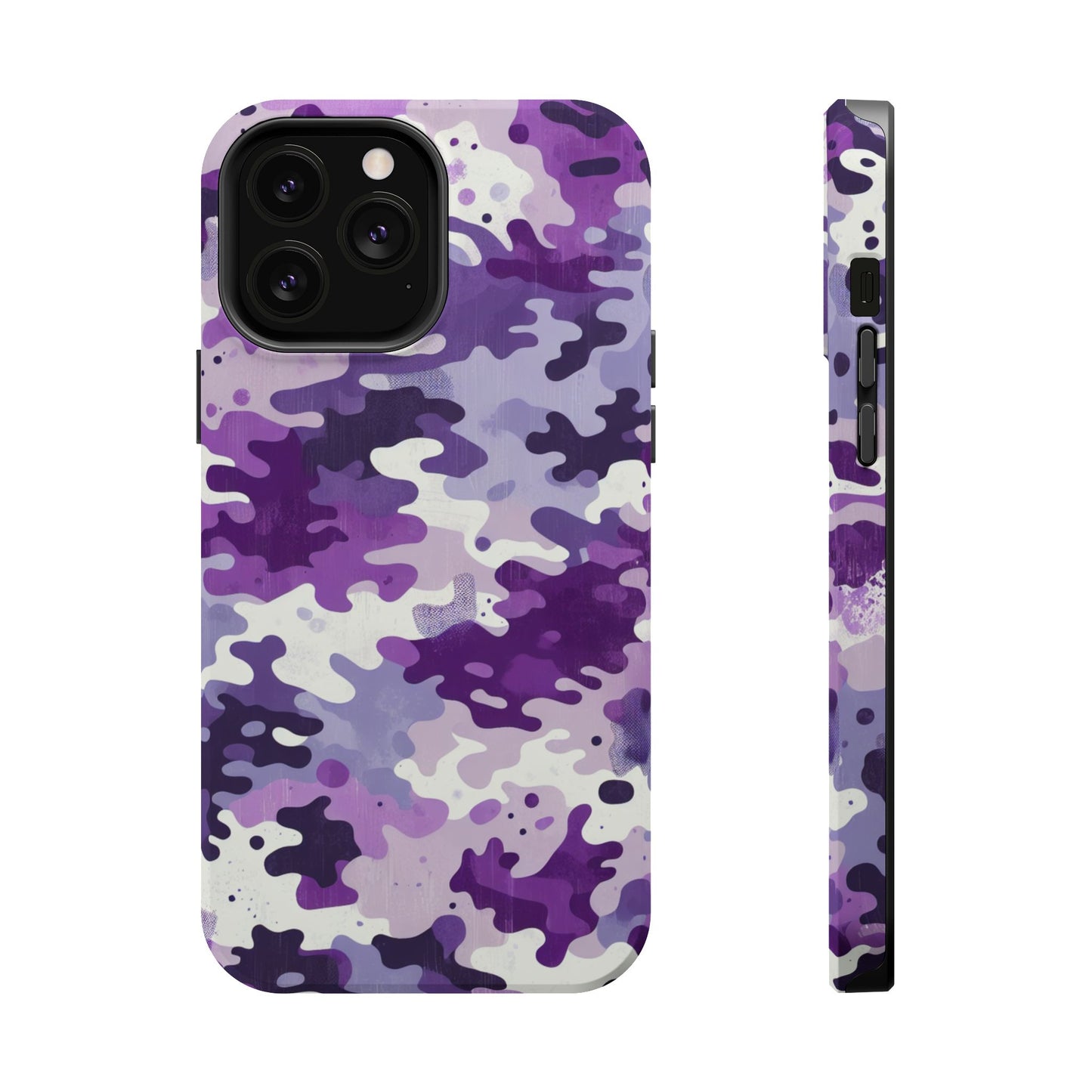 Purple Camouflage Design iPhone Tough Case -
