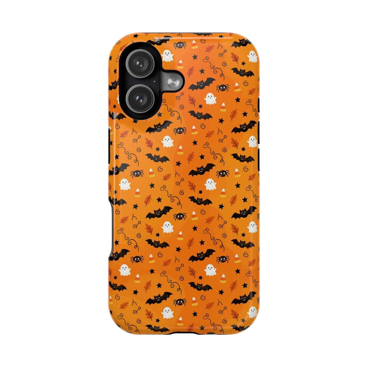 Boo-tiful Halloween Bat & Ghost iPhone Case