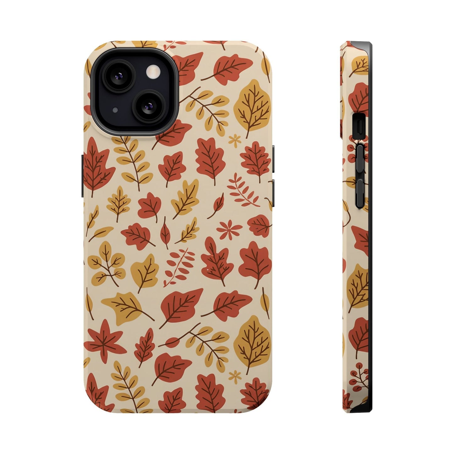 Fall Leaves iPhone case with autumn leaf pattern and durable protective design