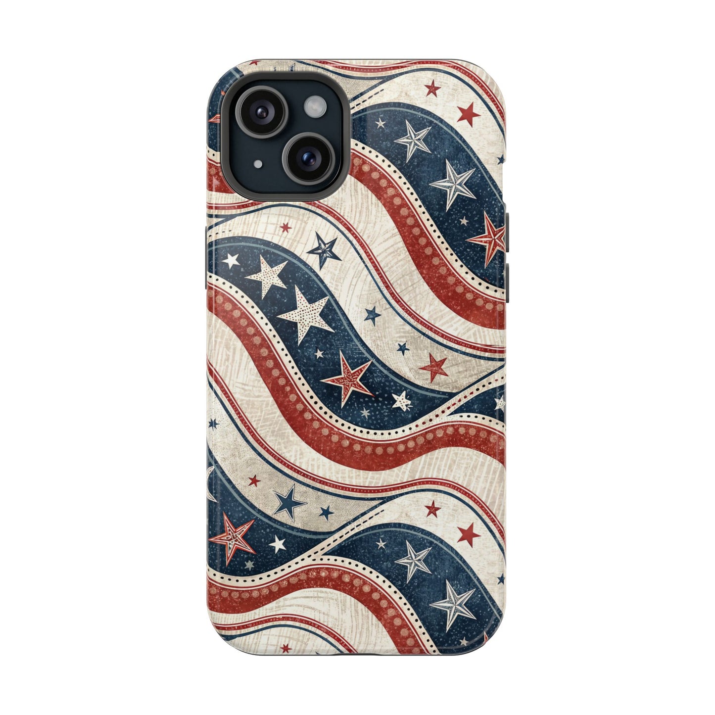 Vintage Patriotic Inspired Ribbon iPhone Case