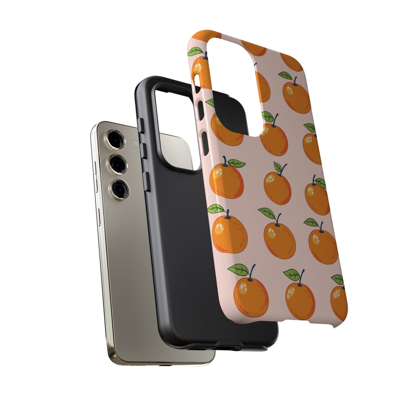 Orange Fruit Design Samsung Tough Phone Case