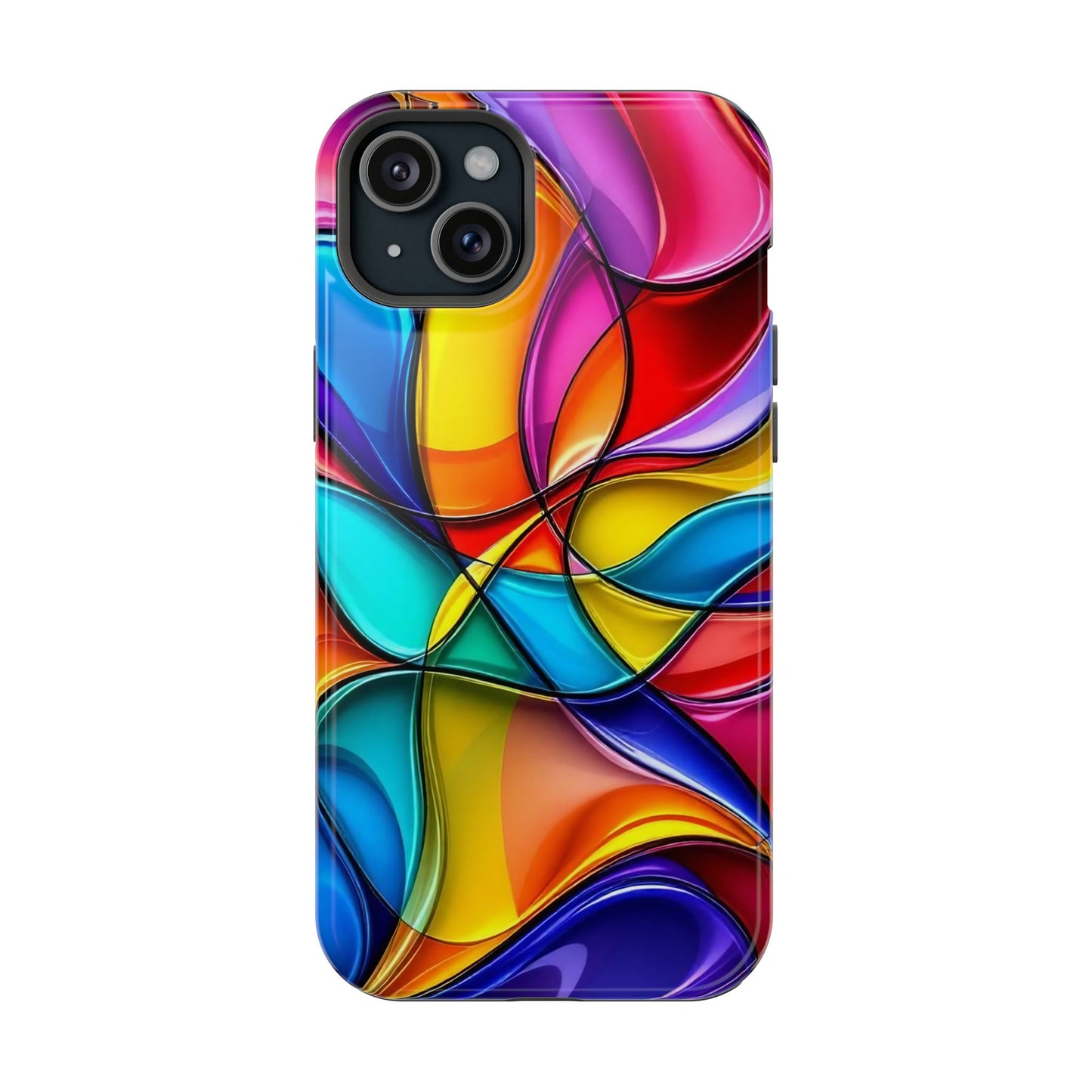 Rainbow Pride Art Design iPhone Tough Case