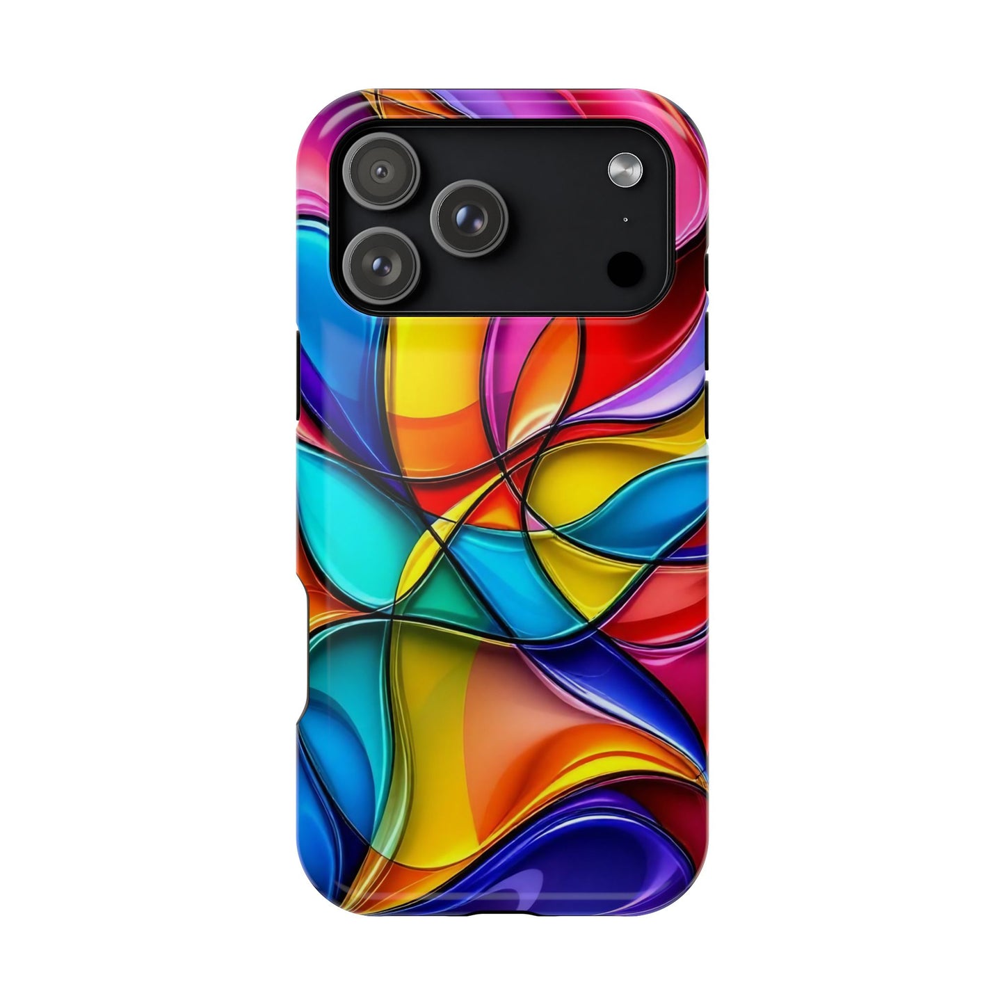Rainbow Pride Art Design iPhone Tough Case