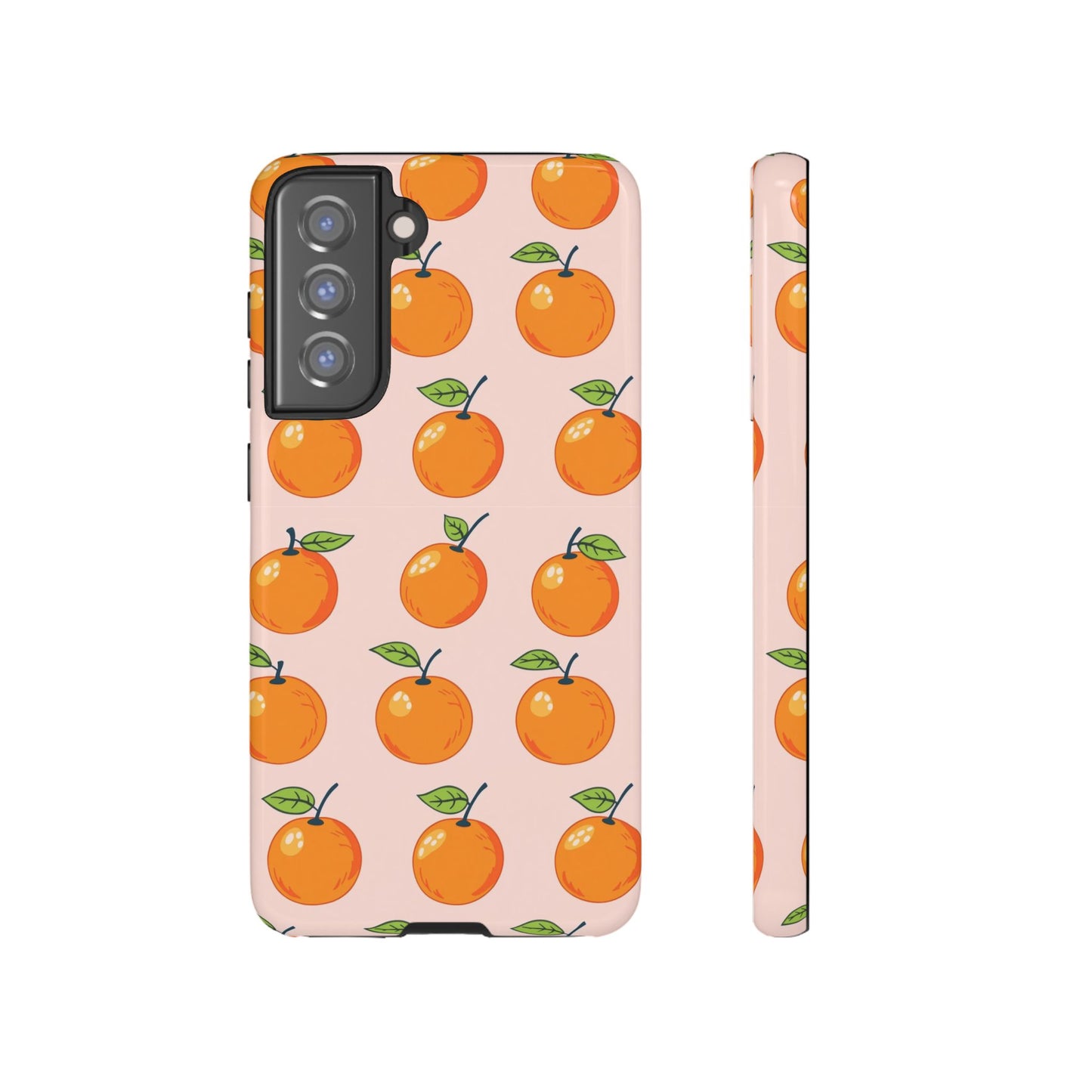 Orange Fruit Design Samsung Tough Phone Case