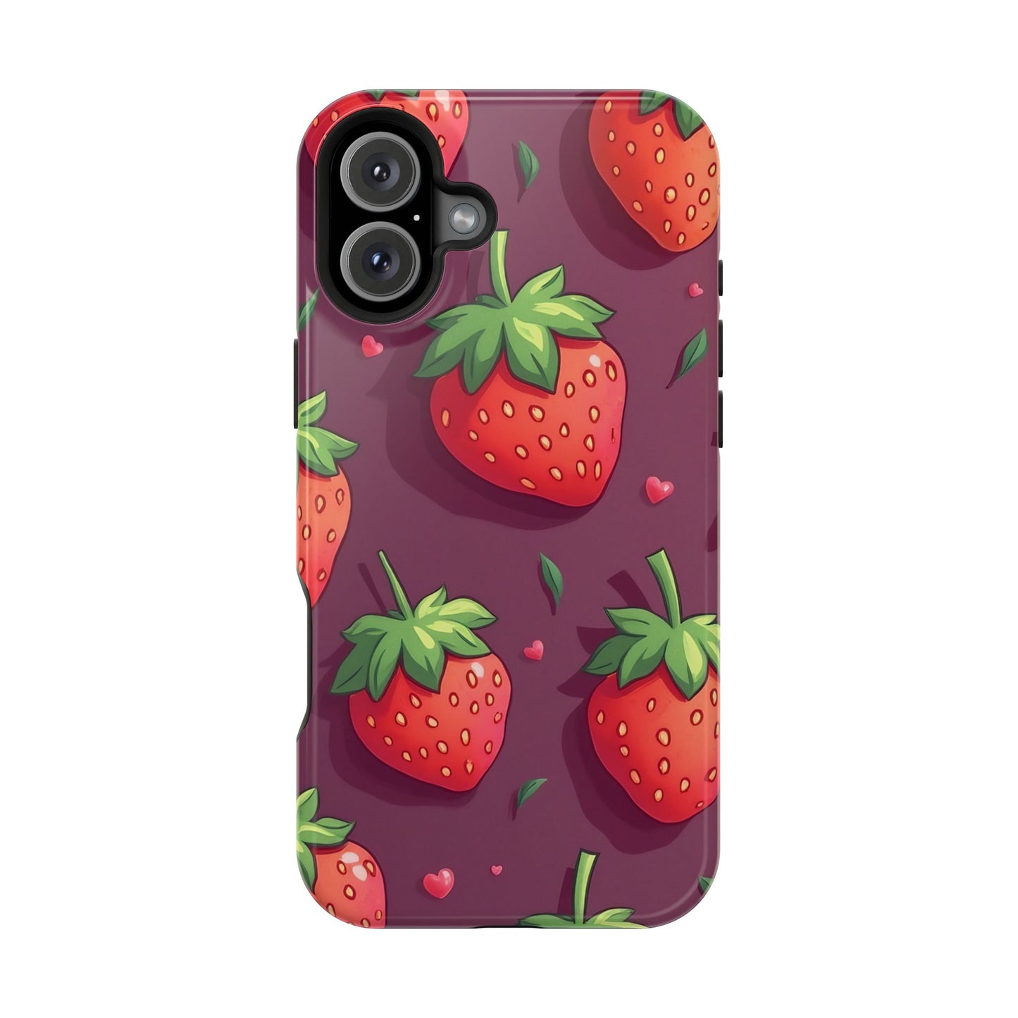 Strawberry Design iPhone Tough Phone Case