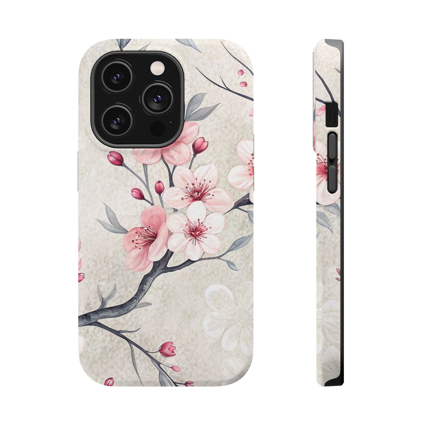 Japanese Cherry Blossom Magnetic iPhone Tough Cases
