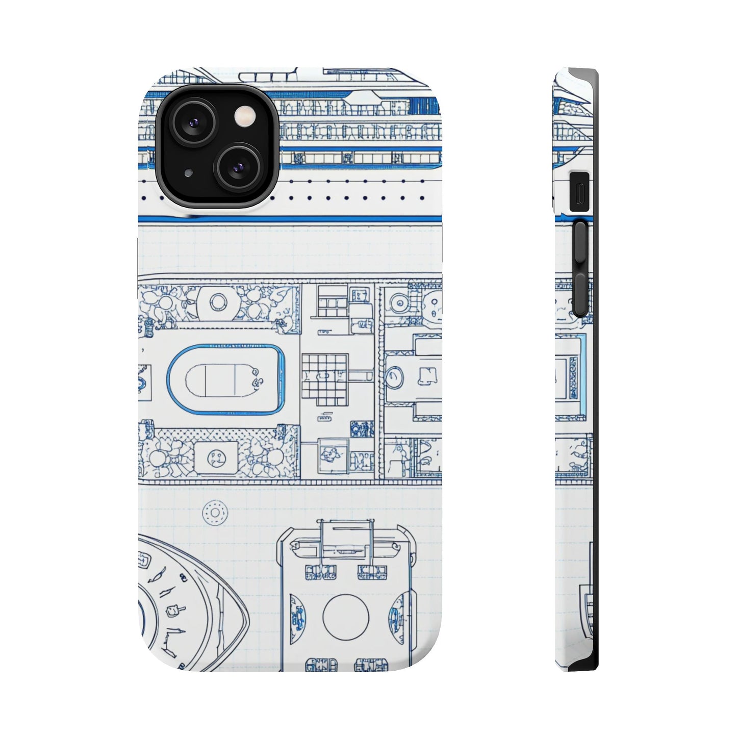Cruise Ship Design Inspired iPhone Tough Case