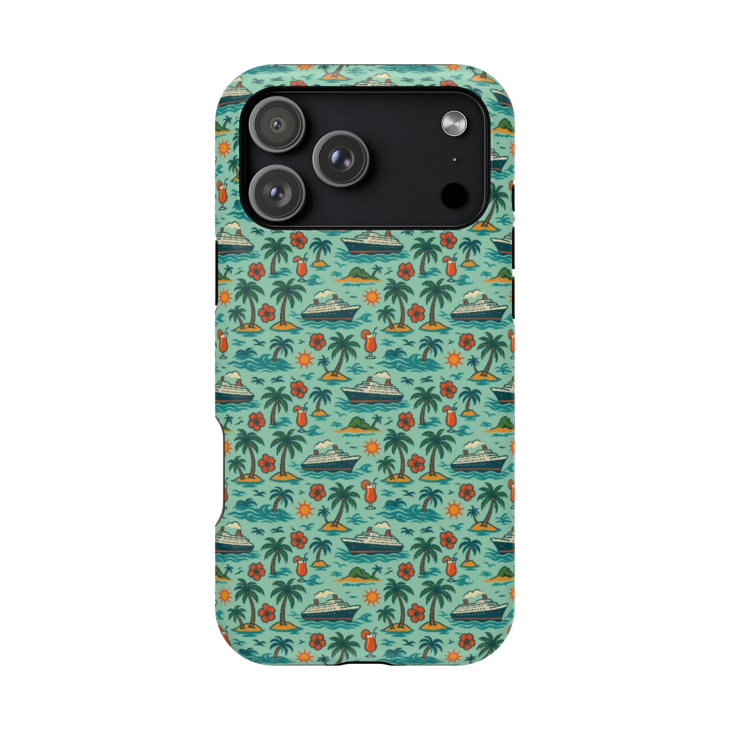 Tropical Cruise Tough iPhone Case