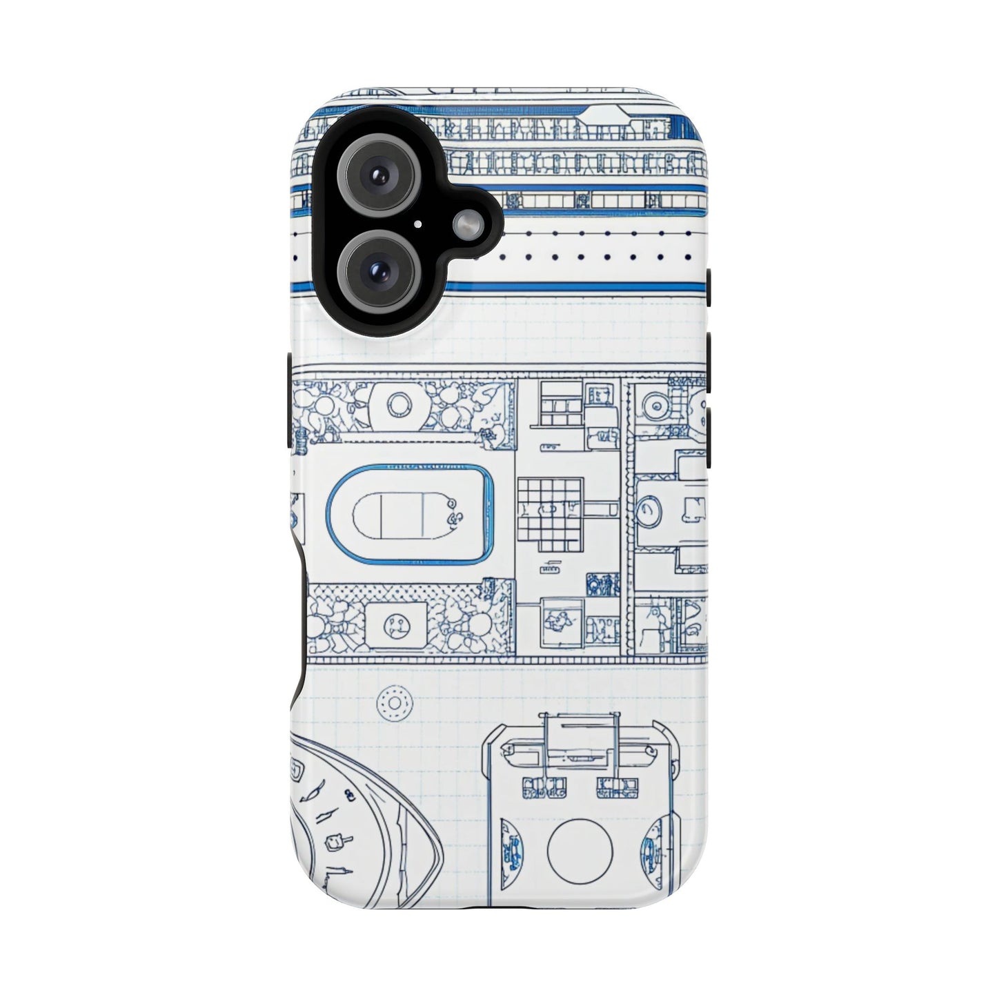 Cruise Ship Design Inspired iPhone Tough Case