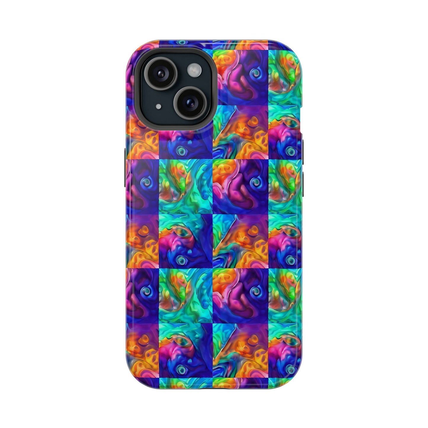 Abalone Swirl iPhone Case — Glowing Shell Impact-Resistant Case