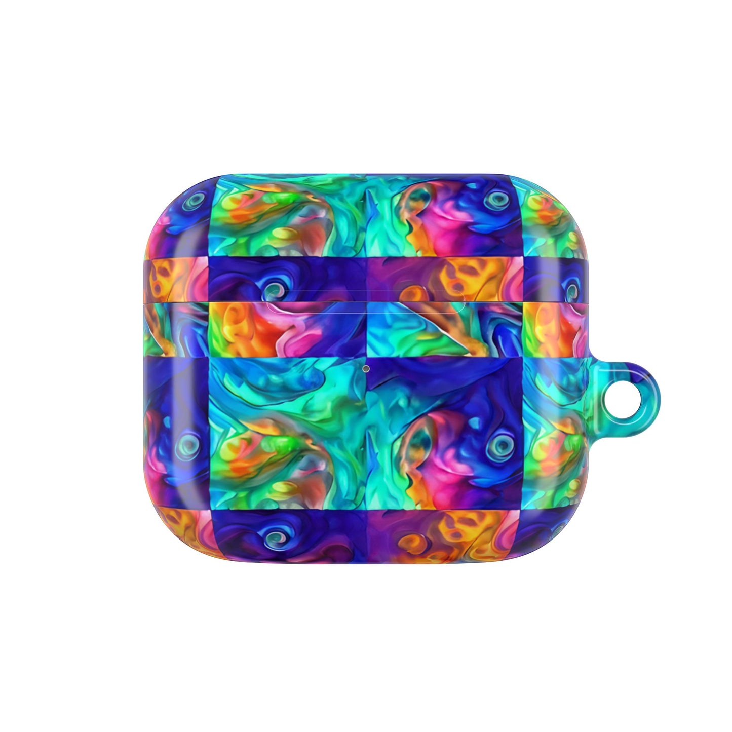 Abalone Swirl AirPod Case — Glowing Shell Protective Cover