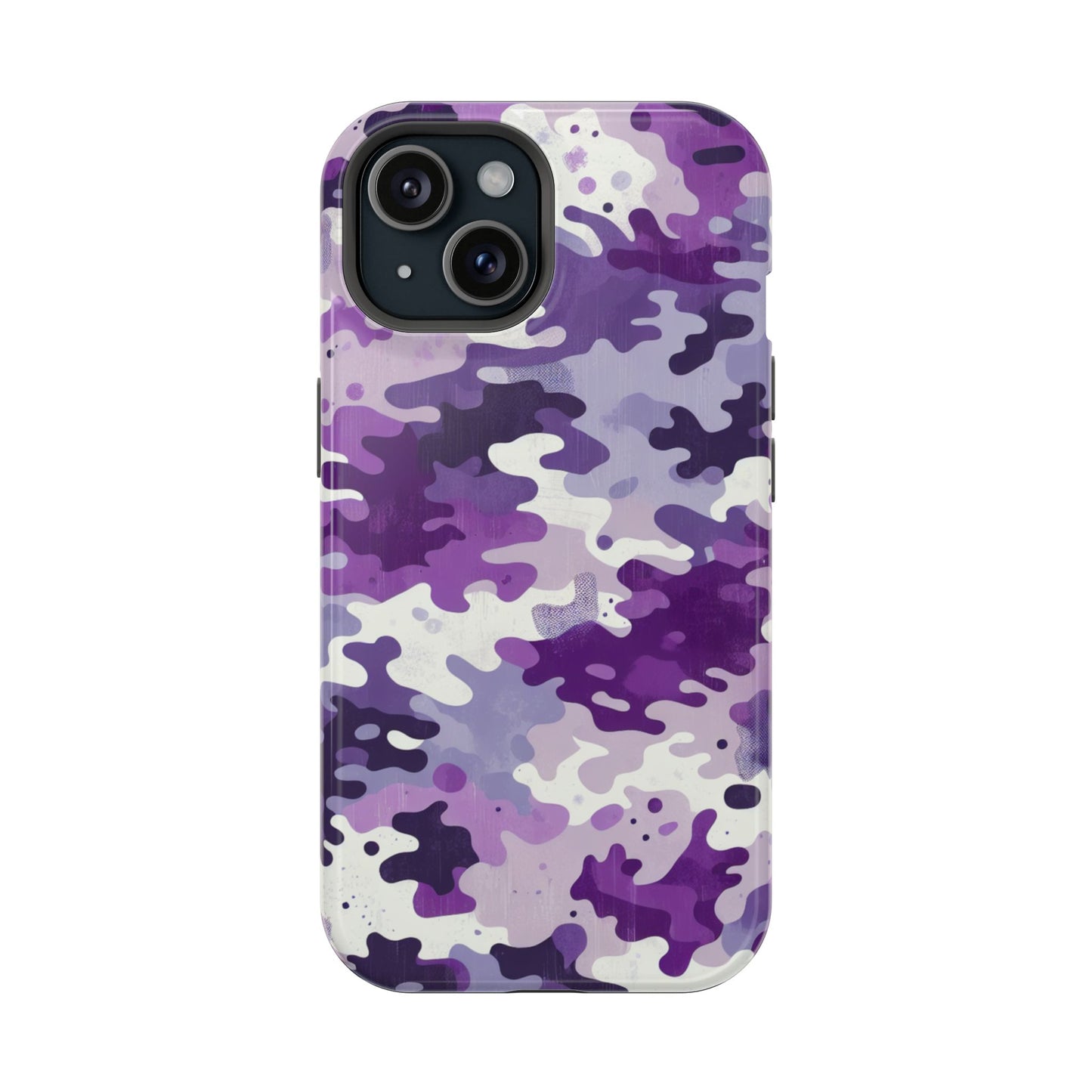 Purple Camouflage Design iPhone Tough Case -