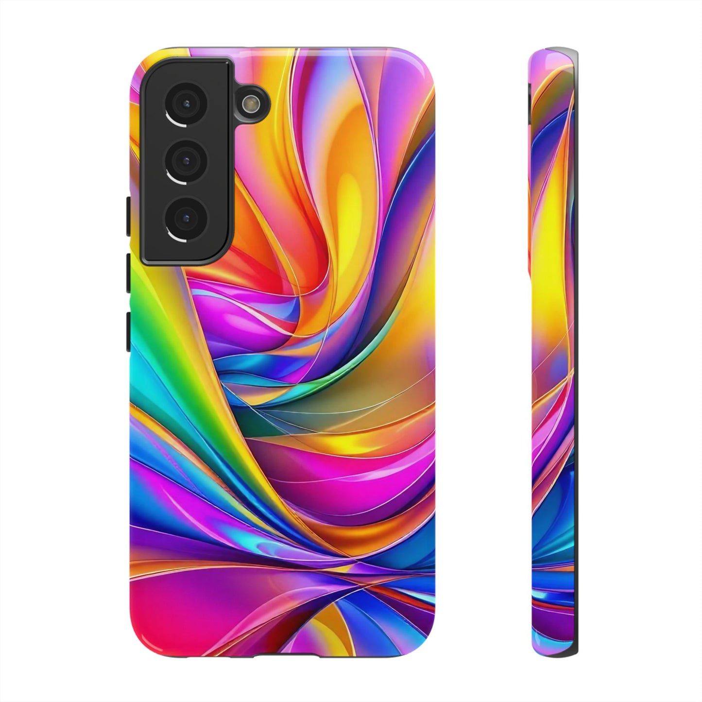 Deconstructed Rainbow Wave Samsung Tough Case