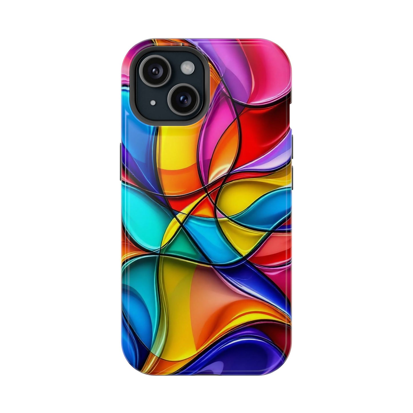 Rainbow Pride Art Design iPhone Tough Case