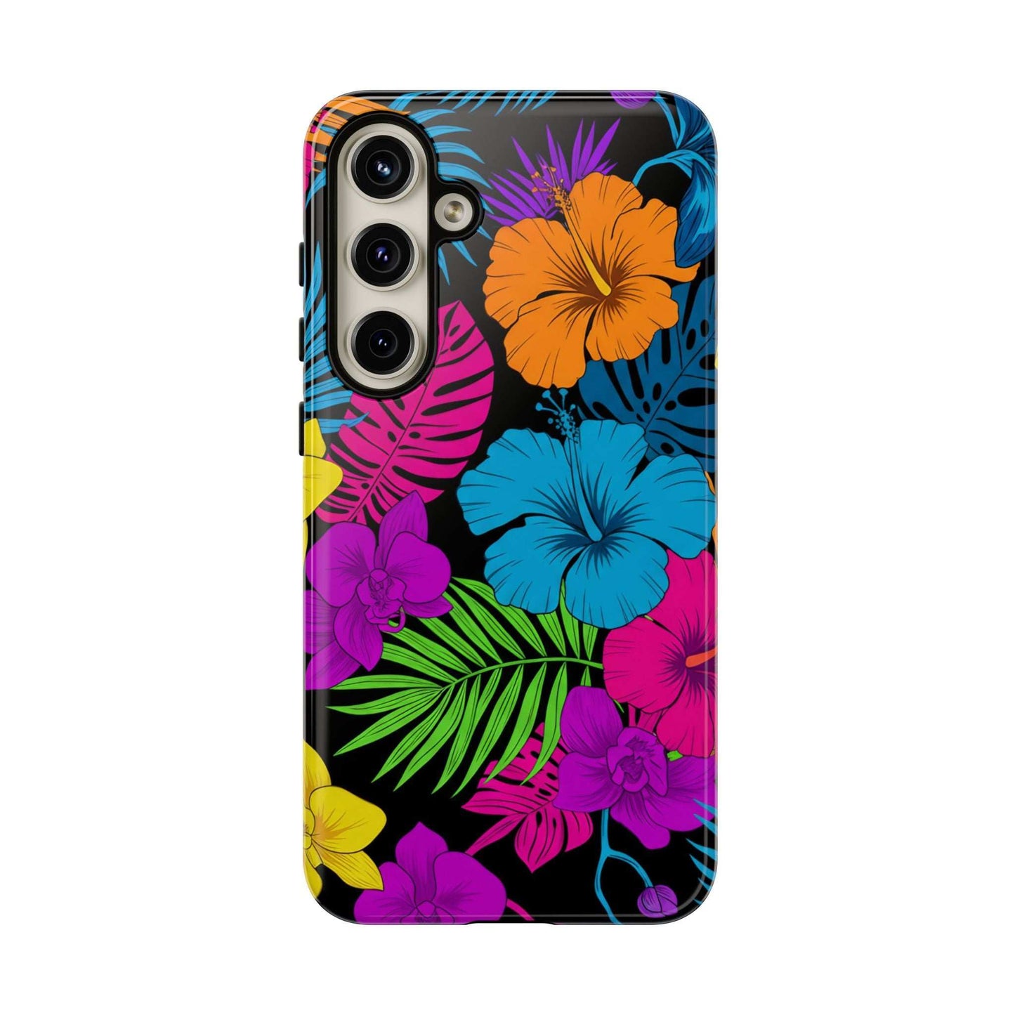 Modern Tropical Floral Design Samsung Phone Case
