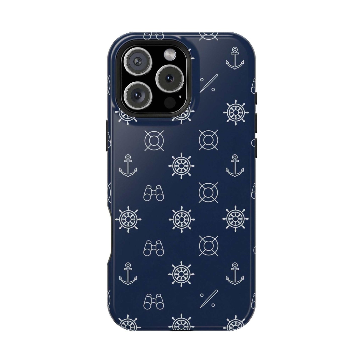 Minimalist Nautical iPhone Case — Magnetic Impact-Resistant Phone Case