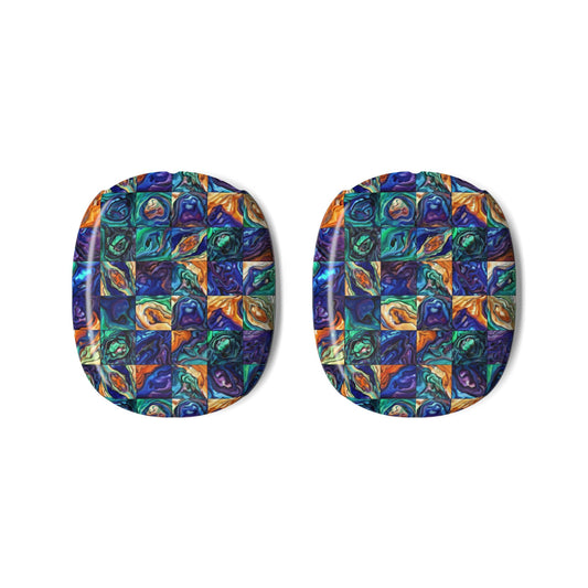 Abstract Purple & Blue Seascape AirPods Max Case