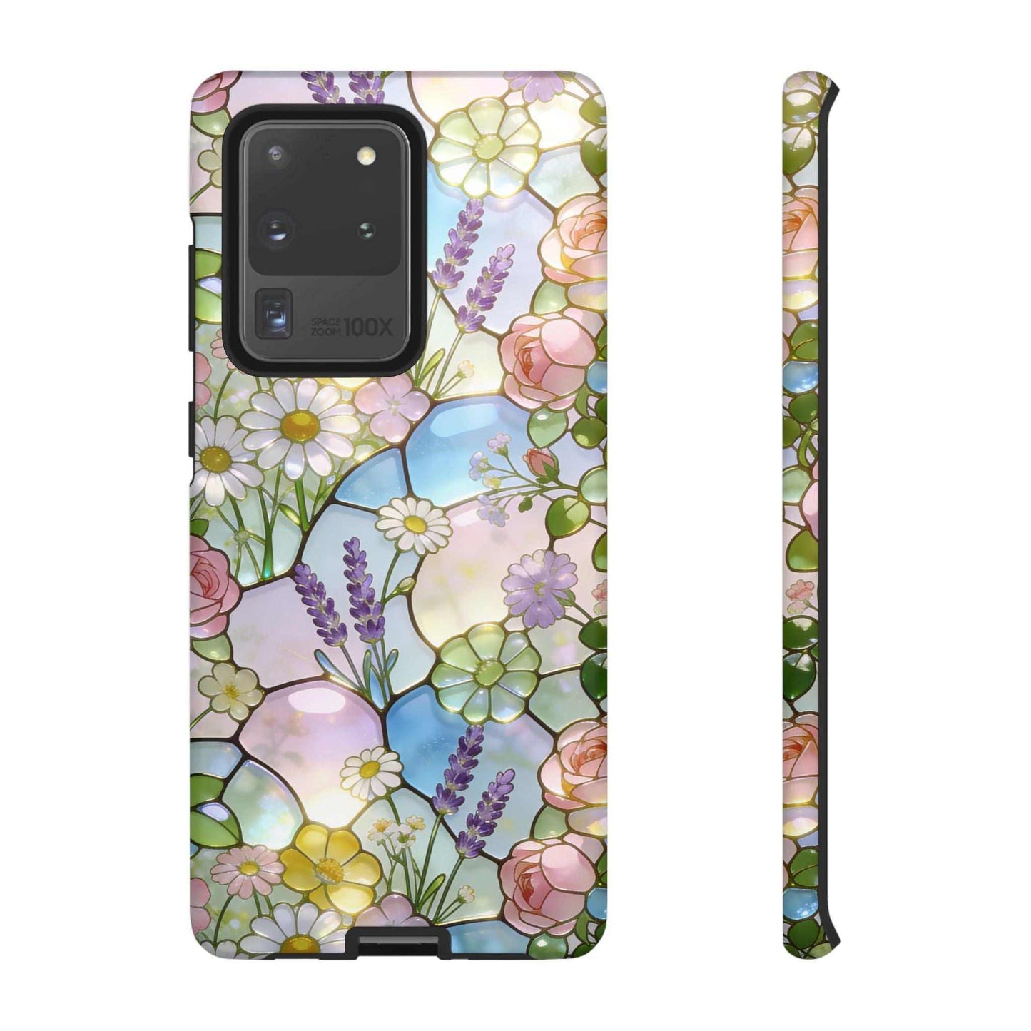 Floral Stained Glass Samsung Phone Case — Tough Cases