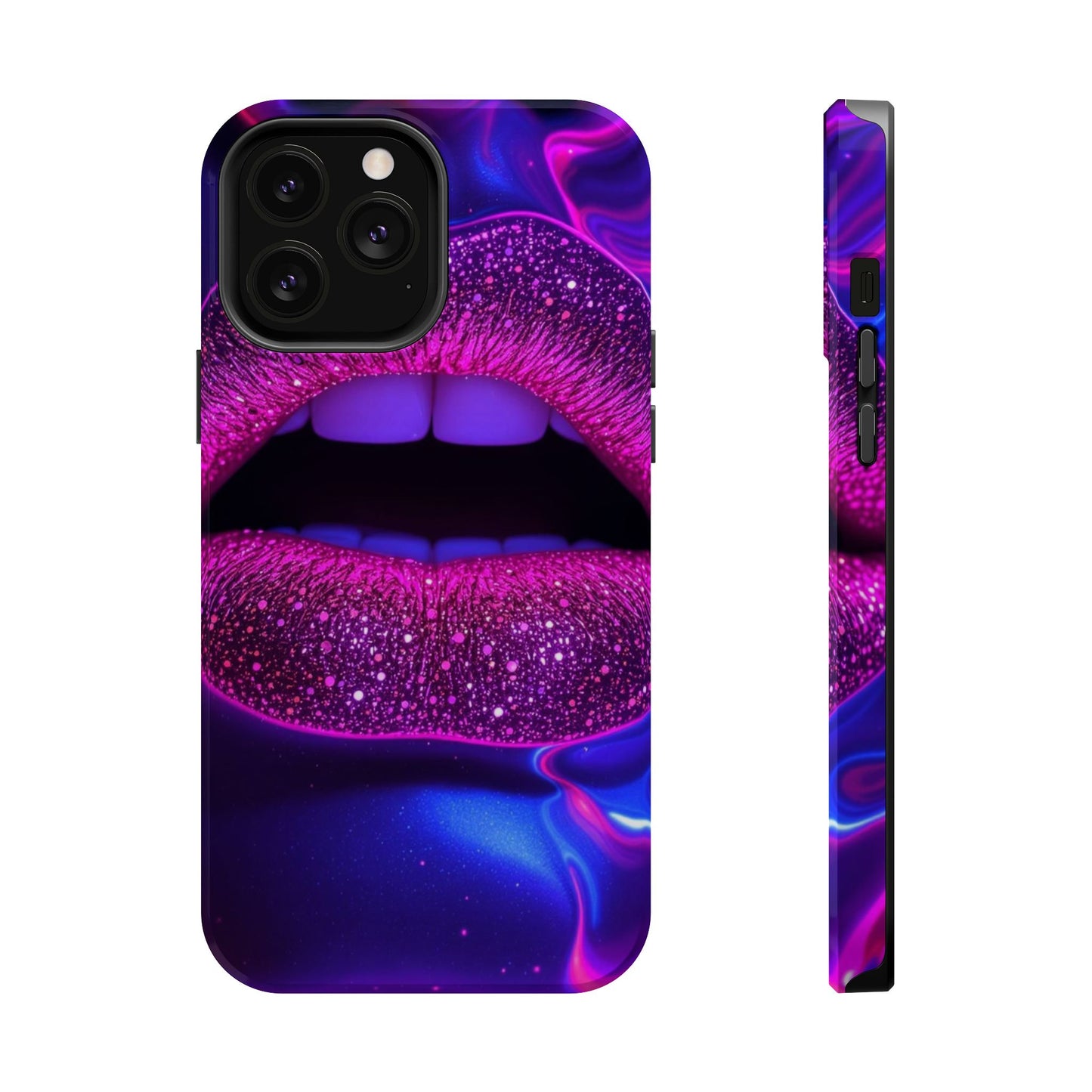 Purple Kiss Design iPhone Tough Case
