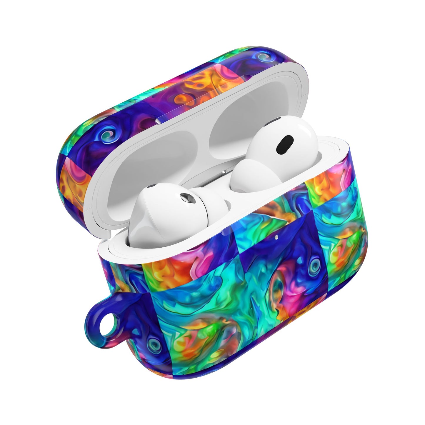Abalone Swirl AirPod Case — Glowing Shell Protective Cover