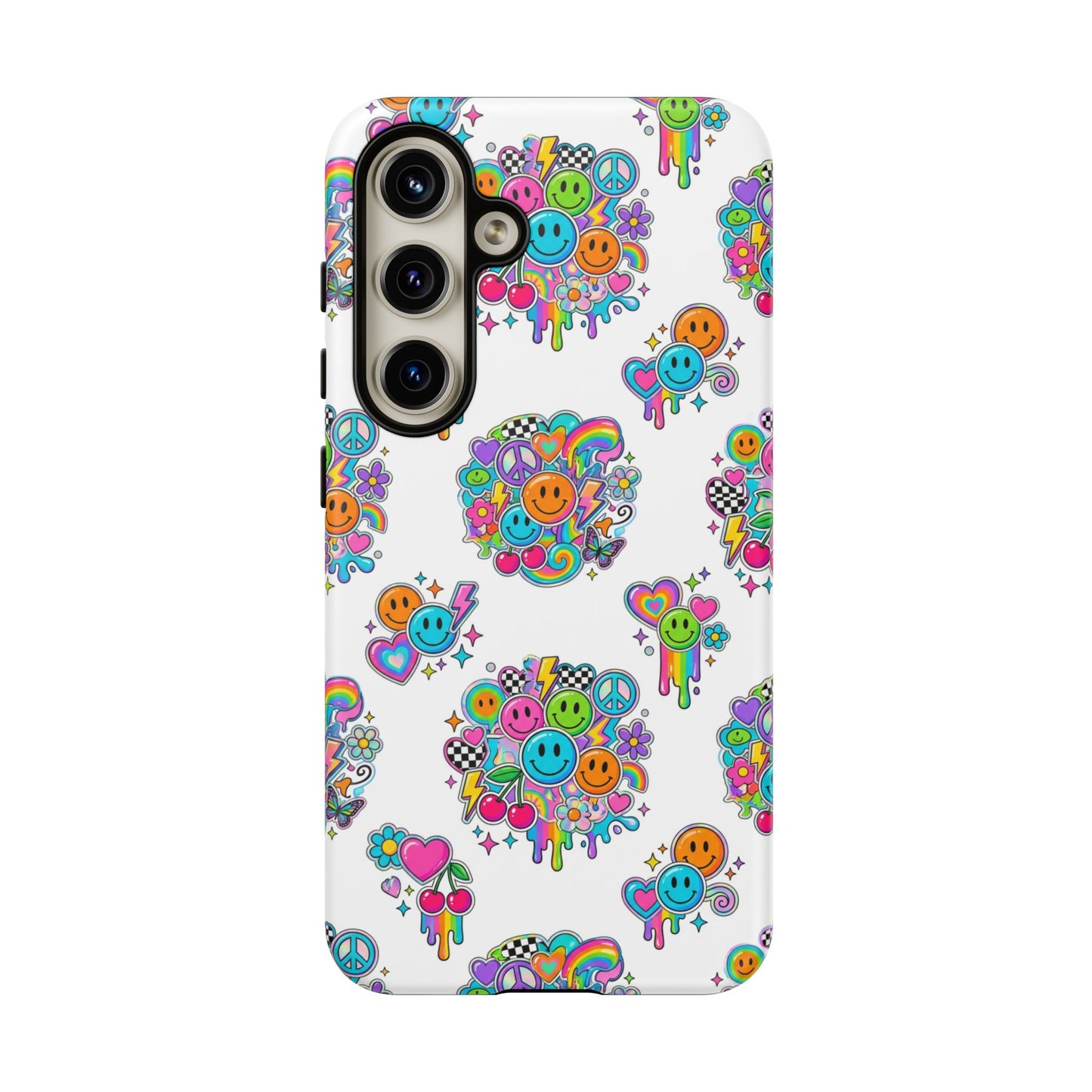 Retro Dopamine-Inspired Samsung Tough Phone Case