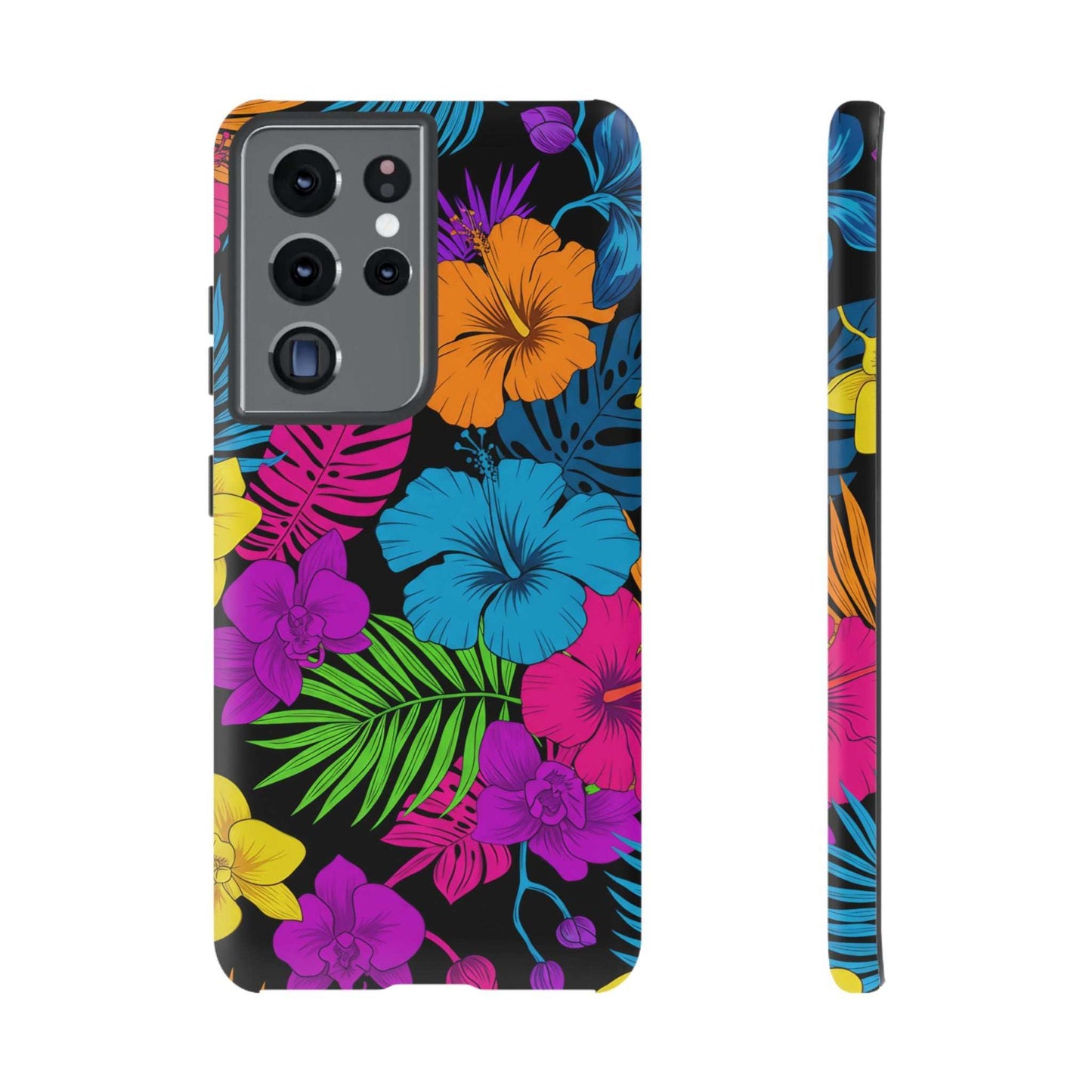 Modern Tropical Floral Design Samsung Phone Case