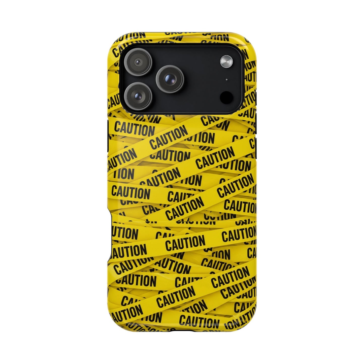 iPhone Tough Case - Caution Tape Design