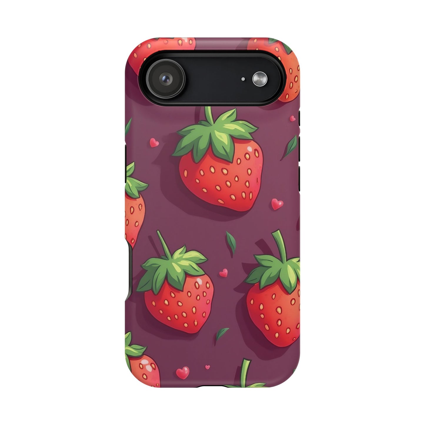 Strawberry Design iPhone Tough Phone Case