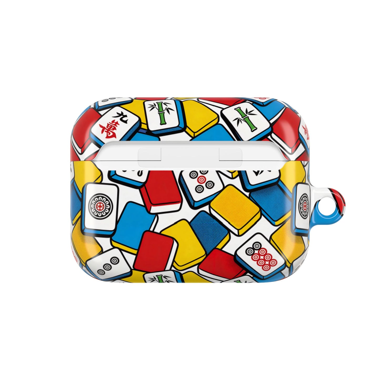 Vibrant Mahjong AirPod Case — Colorful Mahjong Tile Protective Case