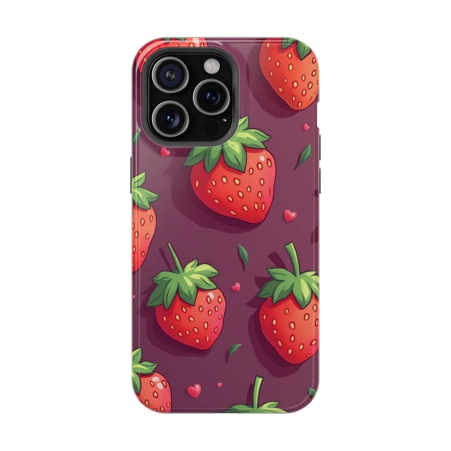Strawberry Design iPhone Tough Phone Case